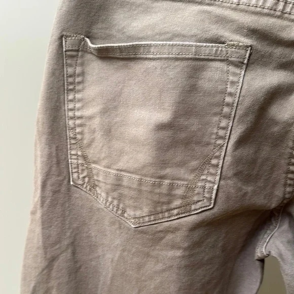 All Saints Cigarette Brown Slim Fit Jeans with Classic Denim Texture - Picture 9 of 10